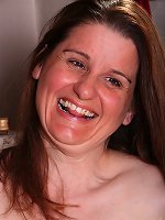 Housewife Alison Flashes Upskirt Views in Pantyhose